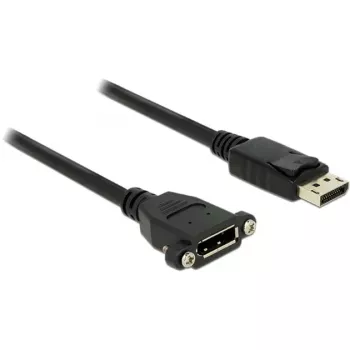 DisplayPort kabelis DeLOCK 85114 1 m M-F juodas