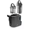 ETA 721490000 Steam&Clean daugiafunkcis garinis valytuvas su siurbimu, 2000 W, 1,3 L, juodas