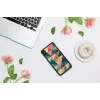 Telefono dėklas iKins iPhone XS Max — mozaikinis raštas, juodas