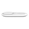 Belkin WIZ021VFWH - 2-in-1 belaidžio įkrovimo padėklas su Qi2 technologija 15 W, baltas