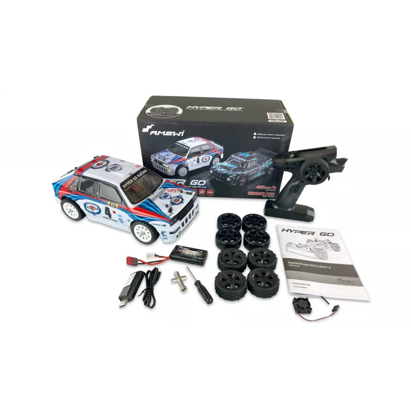 Automobilis RC Amewi Hyper Go LR14 Prodrift 1:14 Elektrinis variklis 2000 mAh