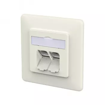 METZ CONNECT jungiamasis lizdas E-DAT C6A LSA++ 2 prievadai, UP, reinwei