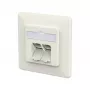 METZ CONNECT jungiamasis lizdas E-DAT C6A LSA++ 2 prievadai, UP, reinwei