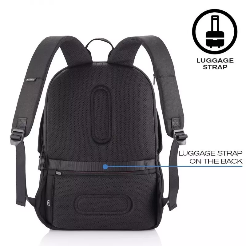 Kuprinė XDDESIGN Bobby Soft su 15,6 col. nešiojamojo kompiuterio skyriumi, 16 L, PET, juoda