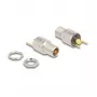 DeLOCK DC jungtis 5,5 x 2,5 mm moteriška, skirta montuoti ant skydelio, litavimo versija, 20 V 15 A