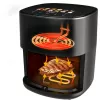 Karšto oro gruzdintuvė Cecotec Cecofry&Grill Duoheat 6500, 6,5 L, 2200 W, jutiklinis LCD, juoda