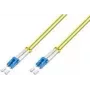 Lightwin LDP-09 LC-LC 10.0 šviesolaidinis kabelis 10 m geltonas