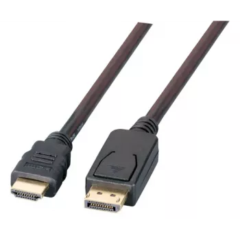 EFB-Elektronik DisplayPort / HDMI laidas Full HD, A-A St-St, 2 m, juodas