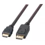 EFB-Elektronik DisplayPort / HDMI laidas Full HD, A-A St-St, 2 m, juodas