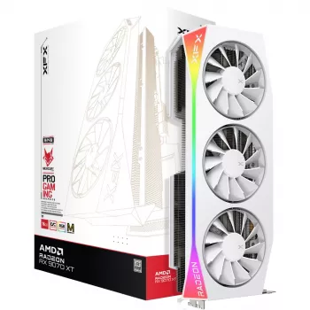 XFX Mercury Radeon RX 9070 XT OC Magnetic Air Edition AMD 16 GB GDDR6 Baltas
