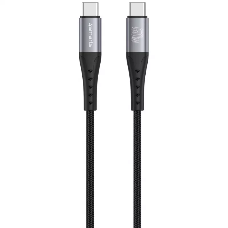 USB-C laidas 4smarts 541454 1,5m USB-C juodas