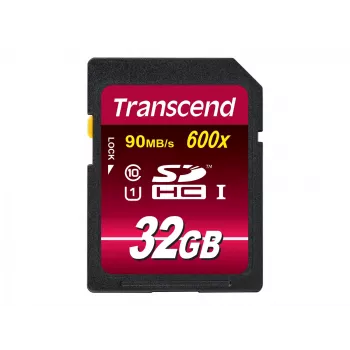 „Transcend“ 32 GB SDHC UHS-I 600x atminties kortelė TS32GSDHC10U1