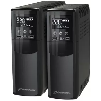 PowerWalker VI 800 CSW IEC nepertraukiamo maitinimo šaltinis (UPS) Line-Interactive 0,8 kVA 480 W 8 AC lizdai