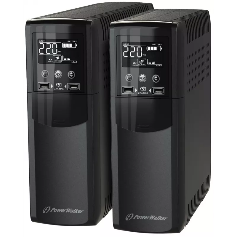 PowerWalker VI 800 CSW IEC nepertraukiamo maitinimo šaltinis (UPS) Line-Interactive 0,8 kVA 480 W 8 AC lizdai