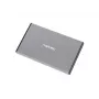 Išorinis HDD/SSD korpusas NATEC Rhino GO — 2,5 colio SATA, 9,5 mm, USB 3.0, aliuminis, pilkas, iki 4 TB