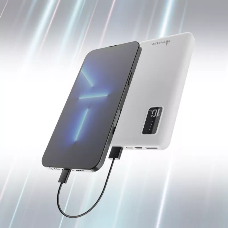 Nešiojamas išorinis akumuliatorius Extralink EPB-098W 10000 mAh