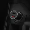 Xiaomi 37 W dviejų prievadų automobilinis kroviklis juodas