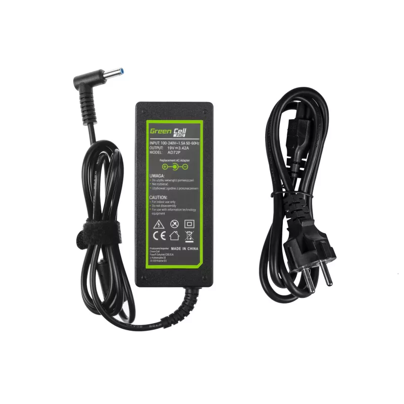 Maitinimo adapteris Green Cell AD72P 65W Juodas