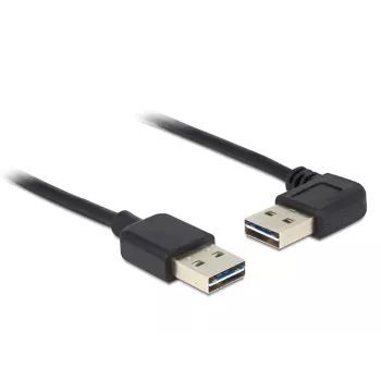 USB laidas DeLOCK 85176 USB 2.0 0,5 m Juodas