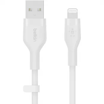 Laidas Belkin Cbl Scicone USB-A LTG 2M baltas USB A USB C Lightning