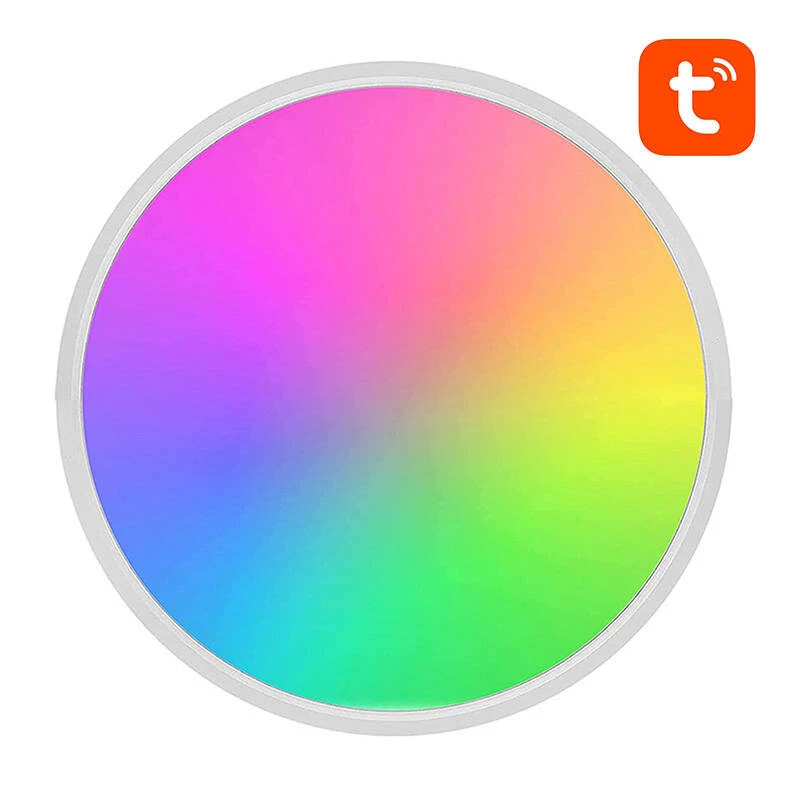 Protingas lubinis šviestuvas 30cm WiFi/Bluetooth 16M RGBCW Gosund LB12 1920lm Tuya + nuotolinio valdymo pultelis