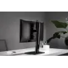 Gembird MS-D1-01 reguliuojamo aukščio monitoriaus stovas juodas