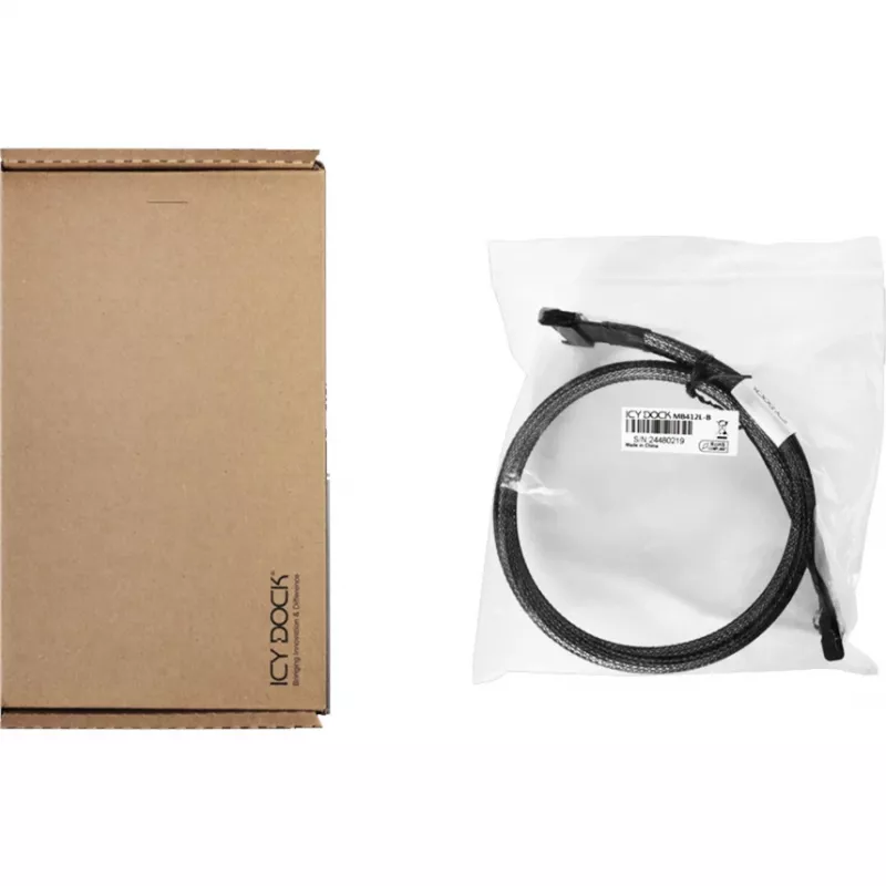 Adapterinis kabelis ICY DOCK MCIO 8i SFF-TA-1016 į MCIO 8i SFF-TA-1016 (MB412L-B)