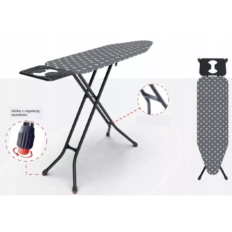 Lygimo lenta 120x38 cm PROMIS PKD50 STAR tvirta su reguliuojamu stabilumu