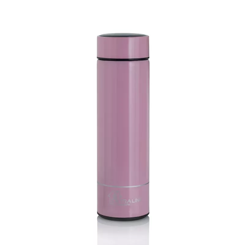 Extralink Smart Travel Termosas su LED Ekranu, Rožinis