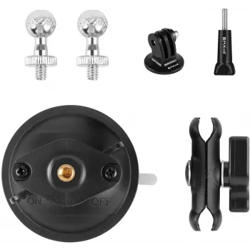 PULUZ Magic Arm Tripod siurbtuvinis laikiklis (juodas)
