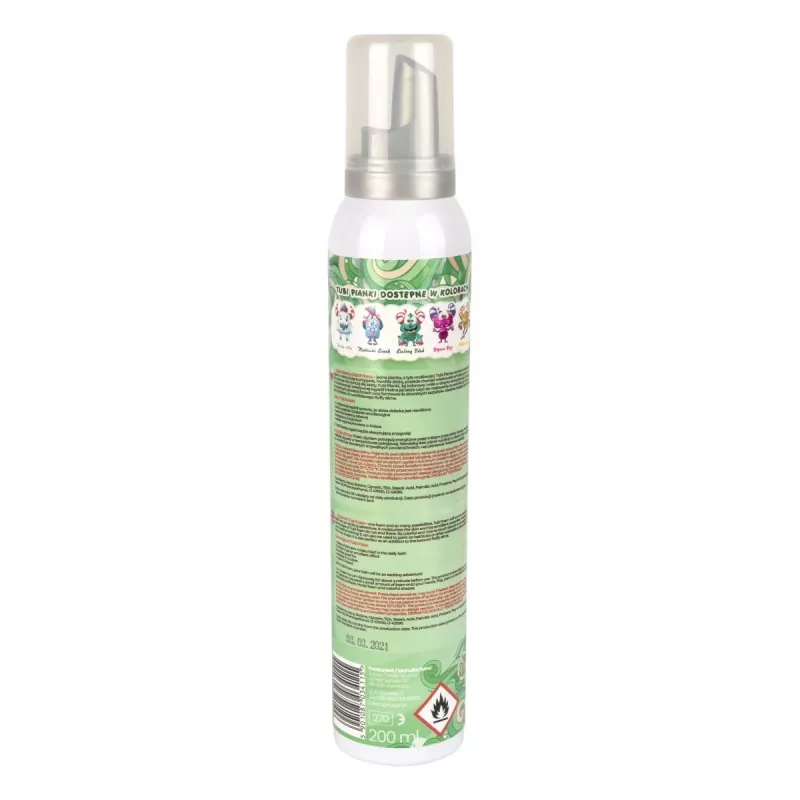 Putų voniai žaislas Tuban TUBI FOAM GREEN 200 ml