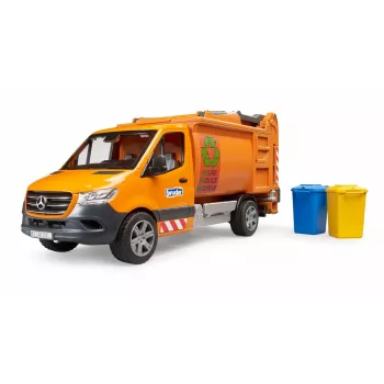 BRUDER MB Sprinter komunalinis šiukšliavežis BR-02682 – mastelio modelis