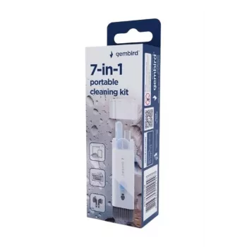 Gembird 7-in-1 Universal Portable Cleaning Kit – Baltas