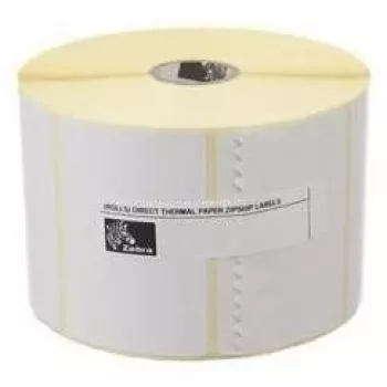 Zebra 3003034 termoetiketės lipnios, baltos, 104 x 20 mm, ritinėlyje