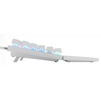 Mechaninė žaidimų klaviatūra TKL STEELSERIES Apex Pro TKL Gen 3 White — US išdėstymas, RGB, reguliuojami jungikliai
