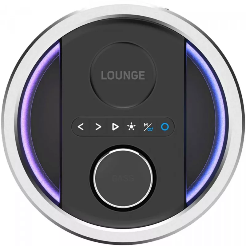 Nešiojamas Bluetooth garsiakalbis SENCOR Resonex Lounge 130W, IPX7 atsparus vandeniui, TWS, LED apšvietimas