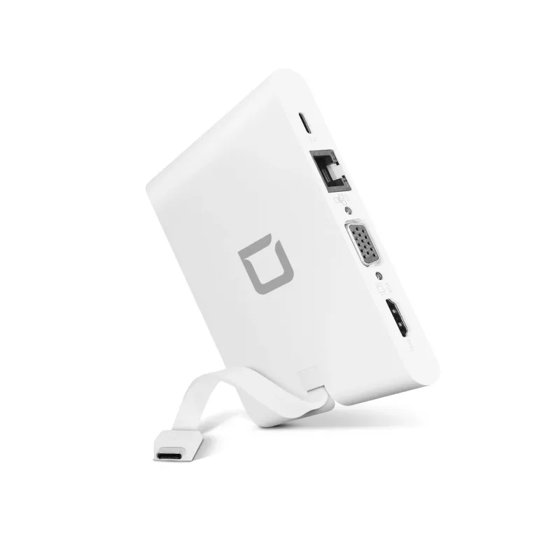 DICOTA D31729 9-in-1 USB-C dokų stotelė nešiojamam kompiuteriui