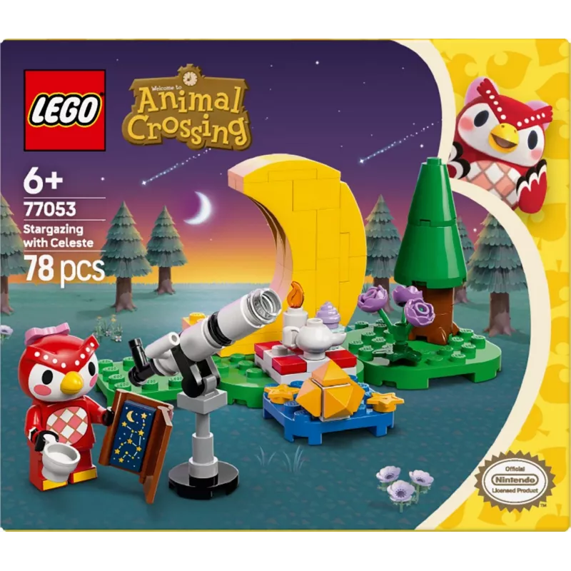 Statybinis žaislas LEGO Animal Crossing Žvaigždžių stebėjimas su Eufemija 77053