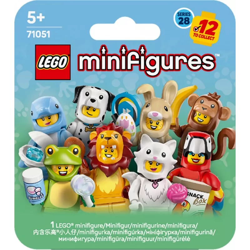 LEGO Blocks Minifigures 71051 Gyvūnų serija 28 (DĖŽUTĖ)