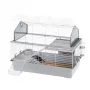 Narvas Ferplast Barn 100 triušiams ir jūrų kiaulytėms, metalas/plastikas, 960×570×730 mm, taupe/balta