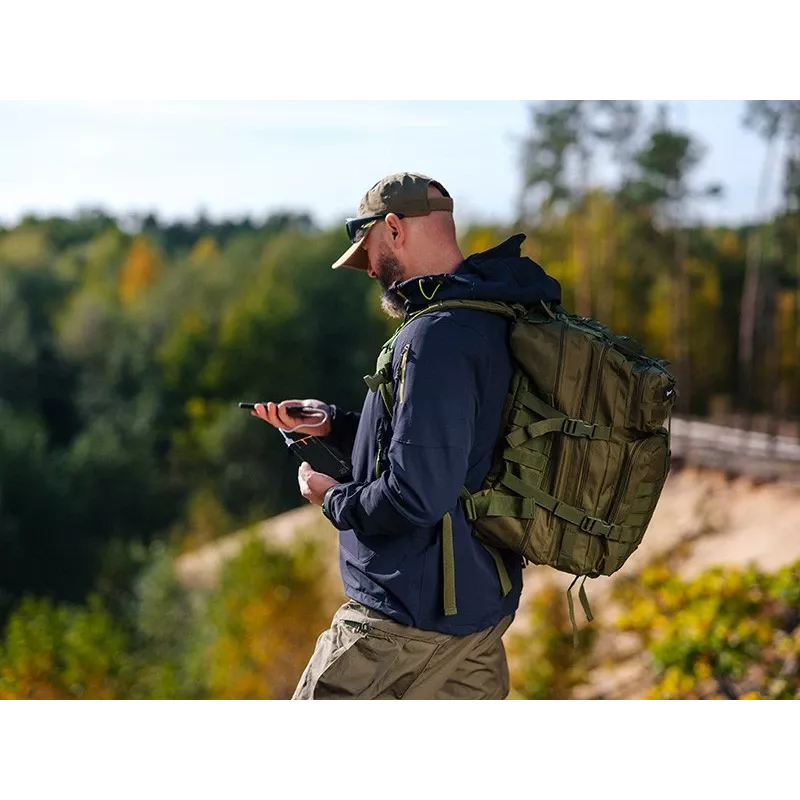 Nešiojamas įkroviklis TRACER EnerGen 20000 mAh, Power Delivery 20W, USB-C įvestis, 2×USB-A išėjimai, 3 įrenginių palaikymas, oranžinė
