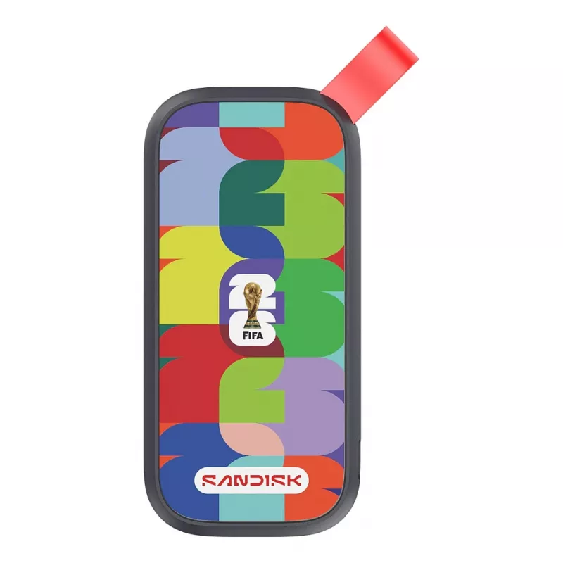 SanDisk FIFA World Cup 2026 Edition - išorinis SSD - 1 TB - USB 3.2 Gen 2 (USB-C) (SDSSDE30F-1T00-G25)