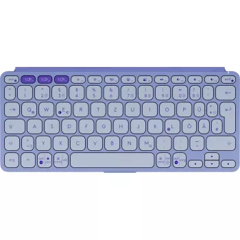 Logitech Keys-To-Go 2, alyvinė (Flieder), Bluetooth, Vokiškas išdėstymas, 920-012966