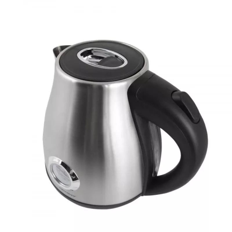 Elektrinis virdulys ESPERANZA EKK029 — 1,7 L, 2200 W, nerūdijantis plienas ir juodas plastikas