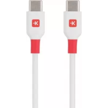 USB laidas Skross SKCA0020C-C200CN USB 2.0 2 m USB-C baltas