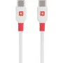 USB laidas Skross SKCA0020C-C200CN USB 2.0 2 m USB-C baltas