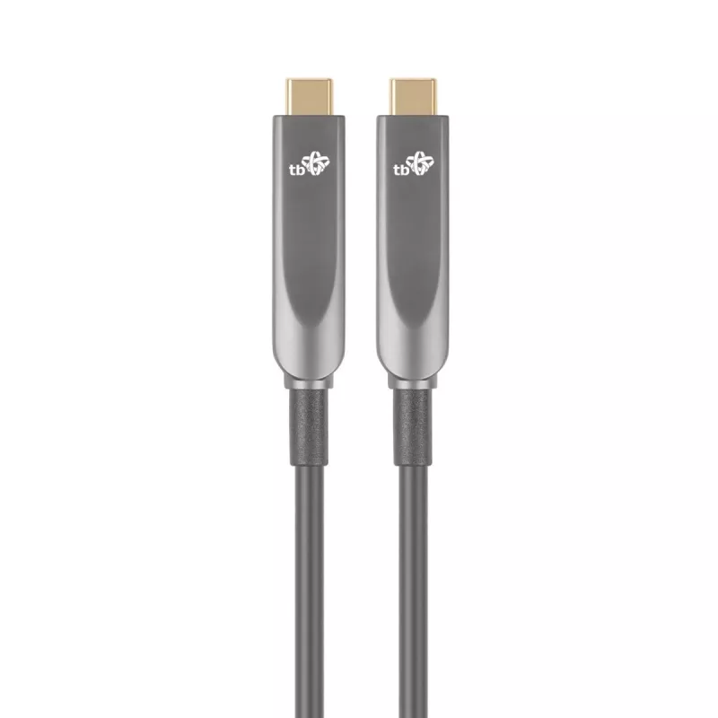 USB-C vaizdo kabelis TB AKTBXIACCOP500B hibridinis 4K, 5 m ilgis