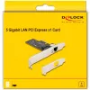 DeLOCK PCI Express x1 kortelė 81260 1 x RJ45 5 Gigabit LAN RTL8126