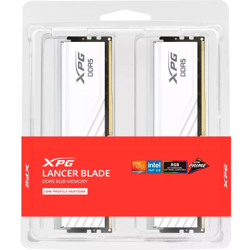 ADATA XPG Lancer Blade RGB 16 GB (2x 8 GB) DDR5-5600 MHz Dual-Kit, Baltas