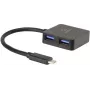 Renkforce RF-3754006 sąsajų šakotuvas USB 3.2 Gen 1 (3.1 Gen 1) Type-A 5000 Mbit/s juodas (RF-3754006)